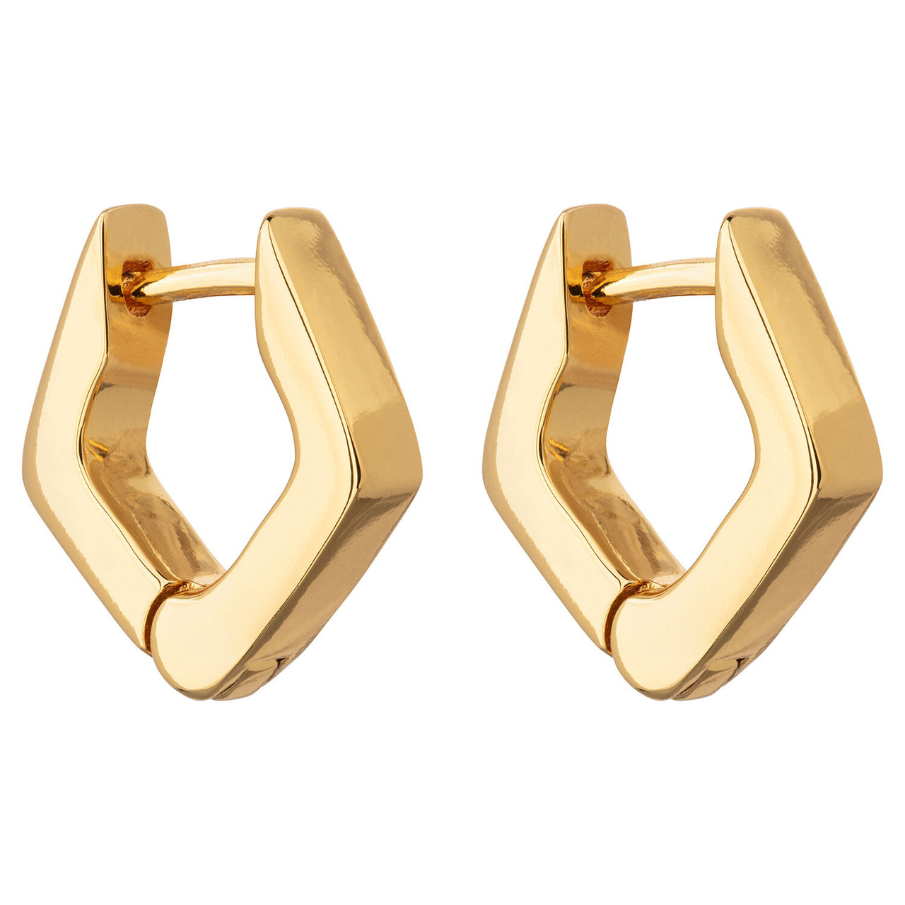 Oroton Nevaeh Gold Huggie Earrings
