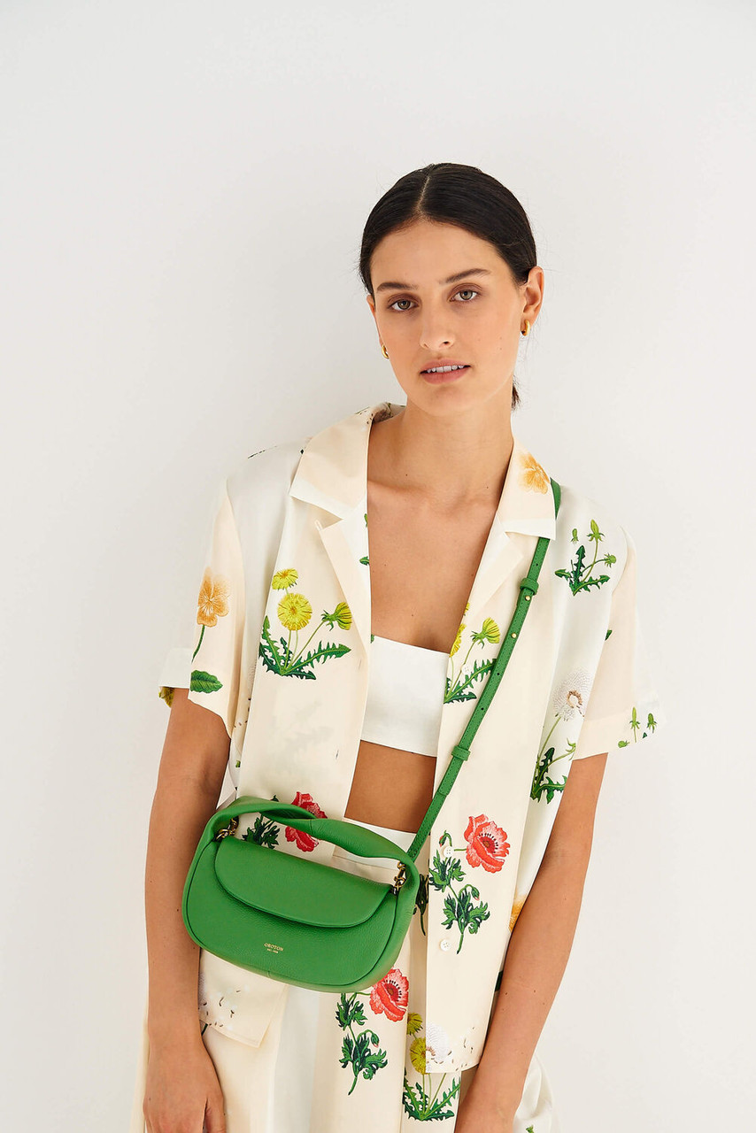 Oroton Lilou Grass Green Mini Day Bag