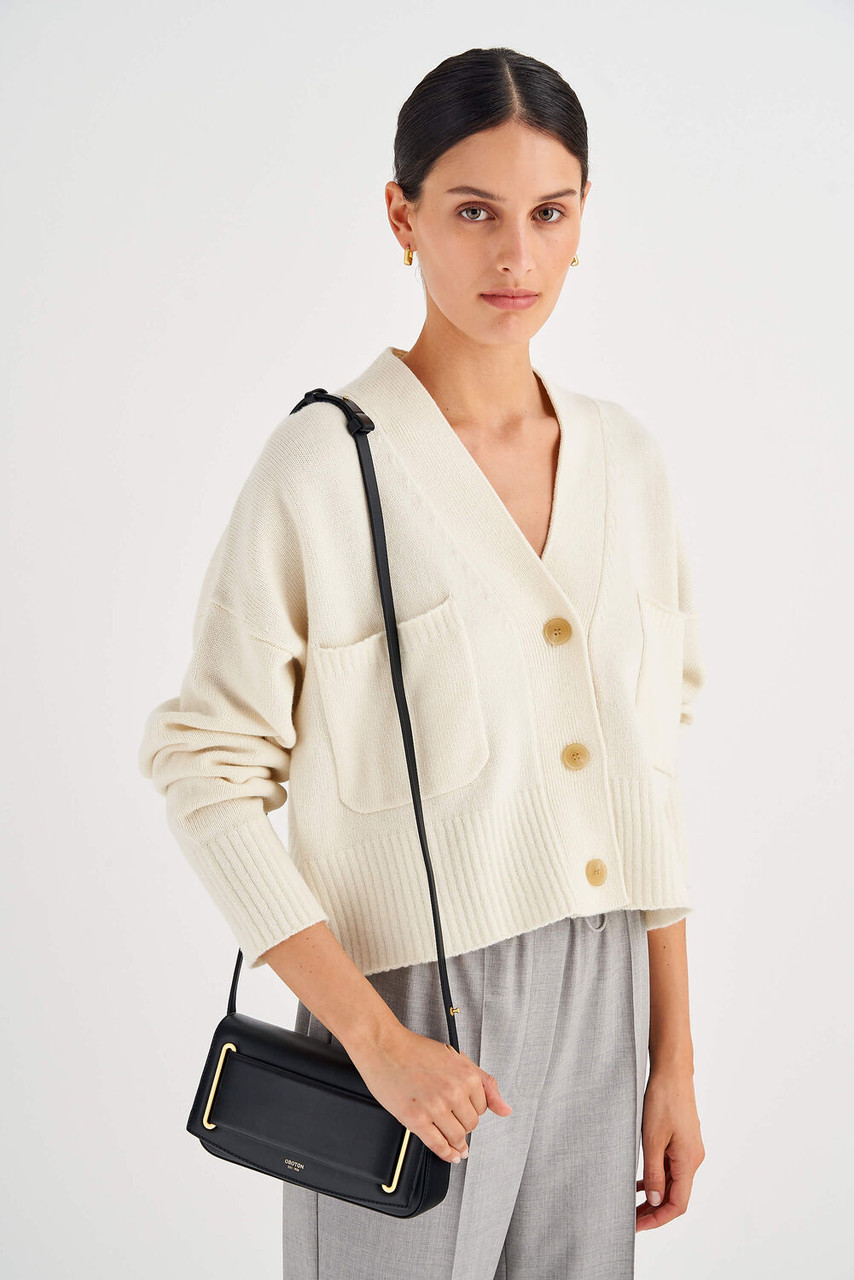 Oroton Perry Crossbody Black