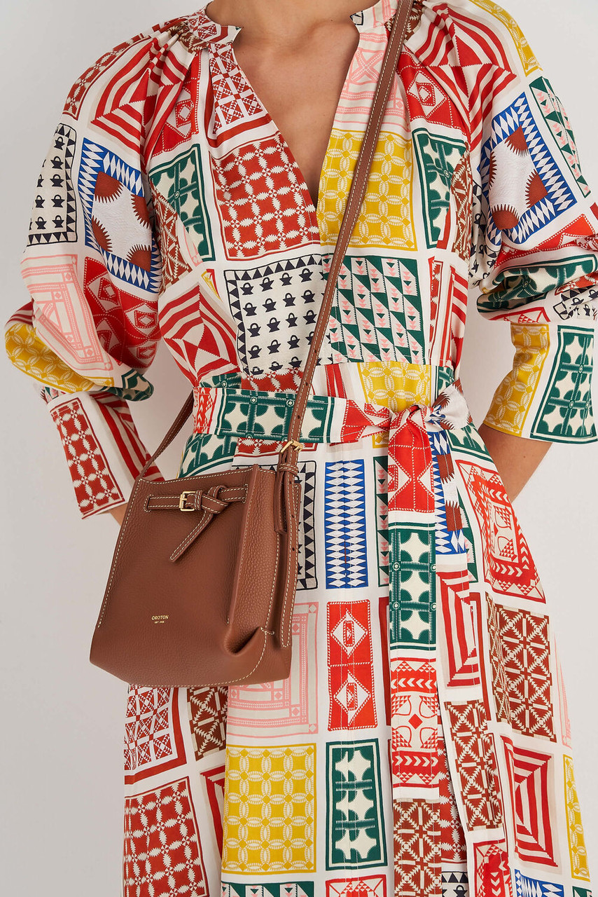 Oroton Margot Whiskey Tiny Bucket Bag