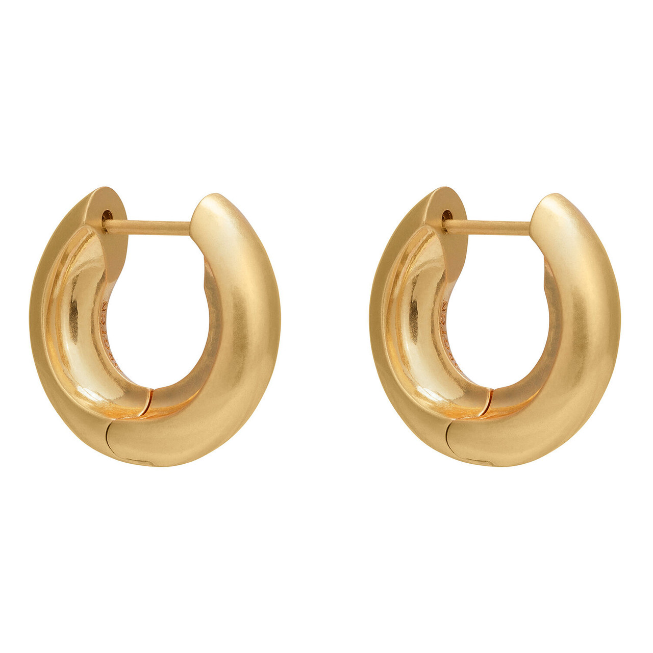 Oroton Reis Worn Gold Huggies