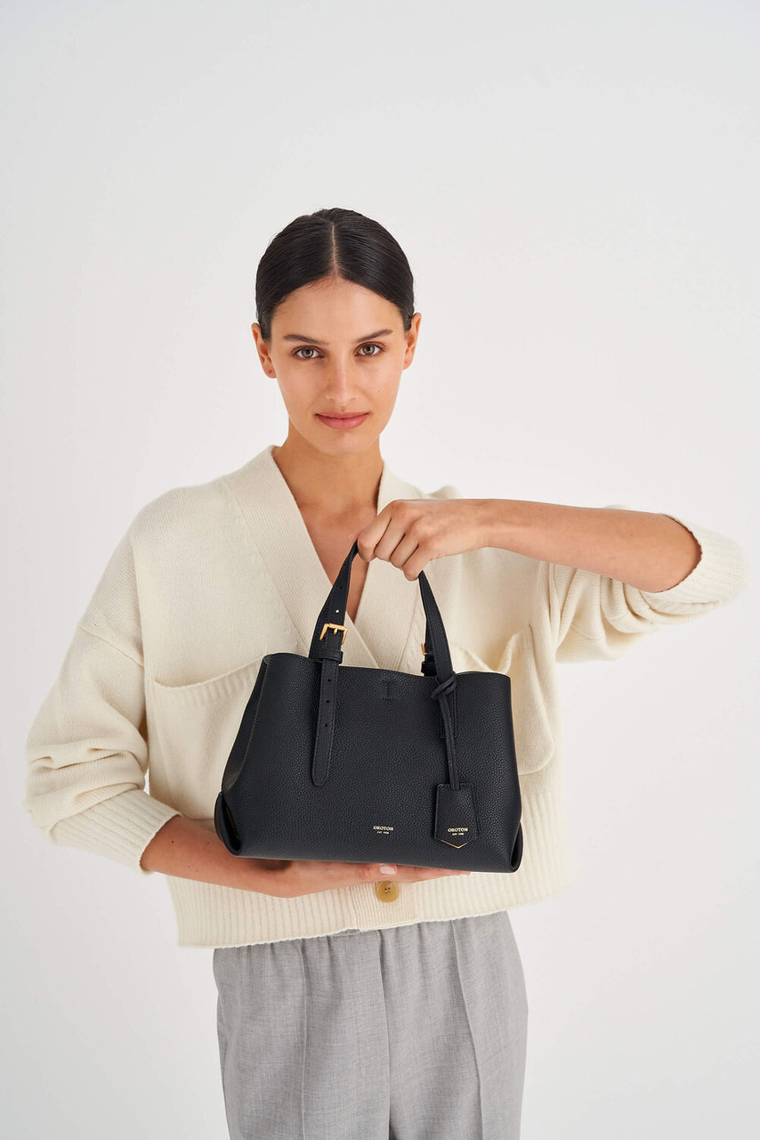 Oroton Margot Black Mini Day Bag