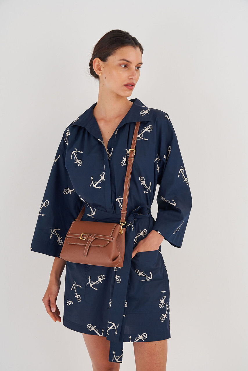 Oroton Margot Small Top Handle Whiskey