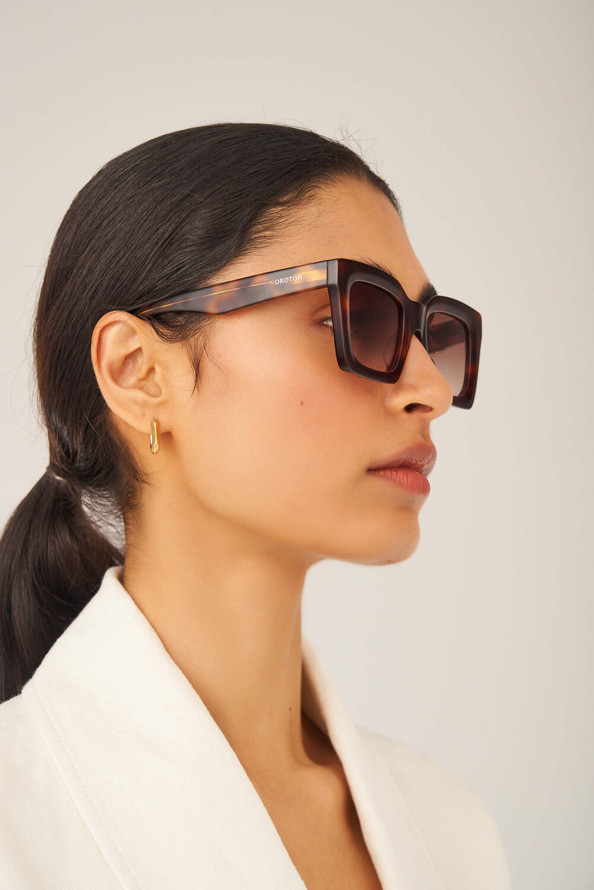 Oroton Reese Dark Tortoiseshell Sunglasses