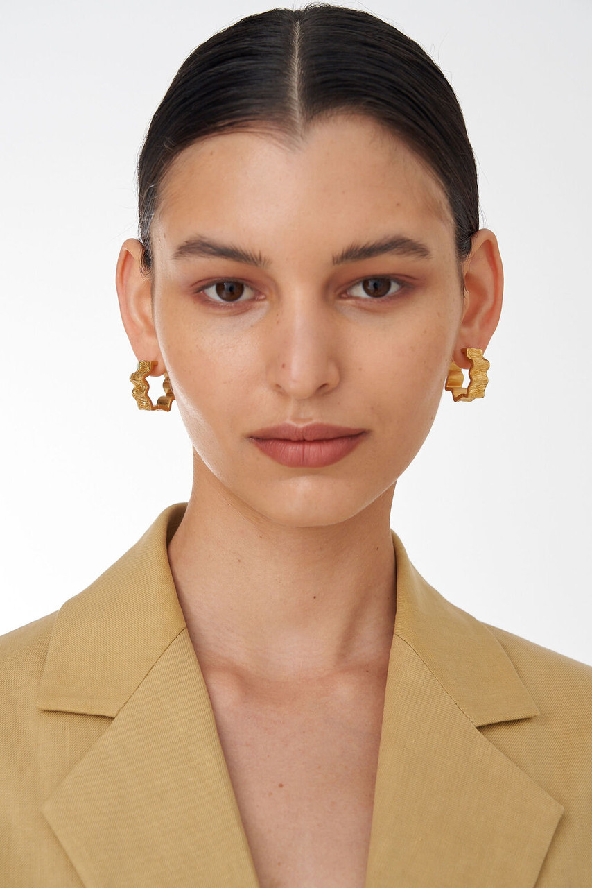 Oroton Amara Huggies Worn Gold