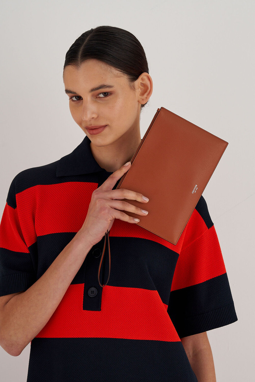 Oroton Muse Cognac Medium Pouch