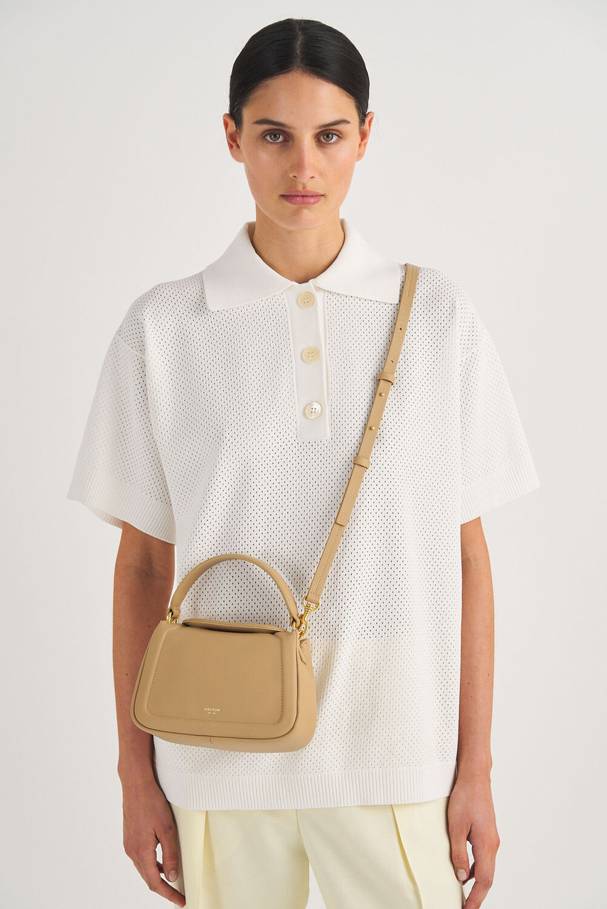 Oroton Reed Small Day Bag Cinnamon