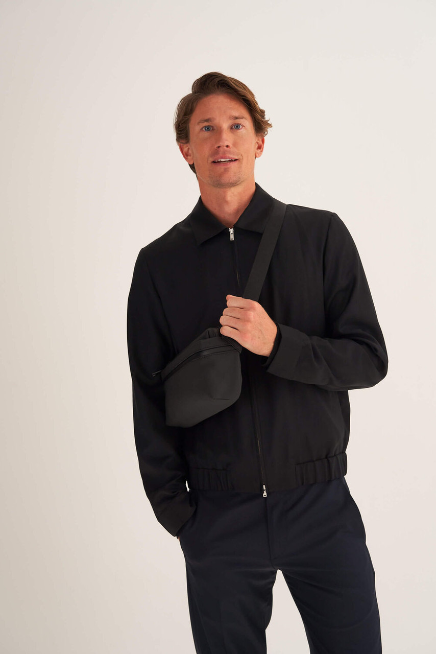 Oroton Larsen Black Waist Bag