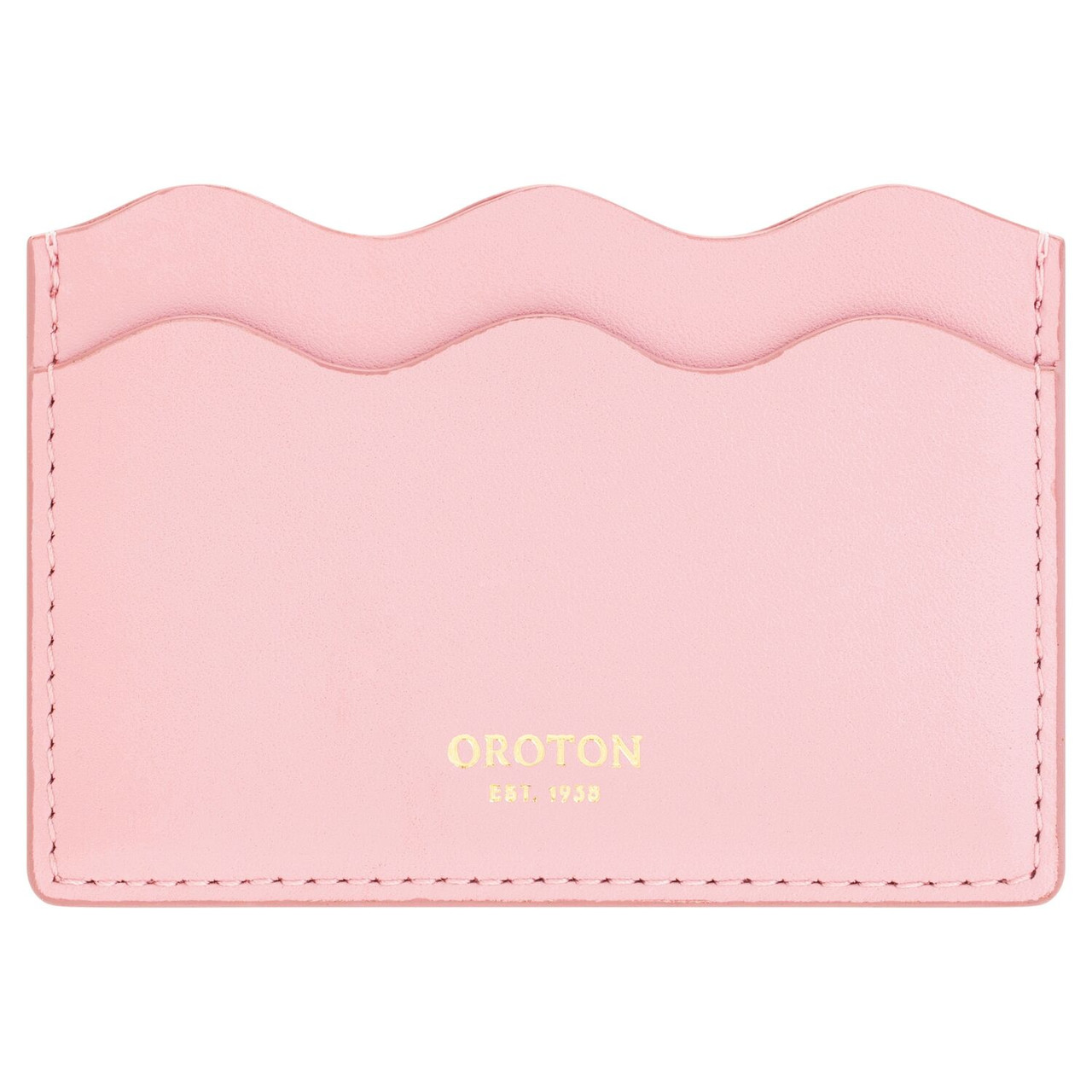 Oroton Ric Rac Credit Card Sleeve Tulip Pink
