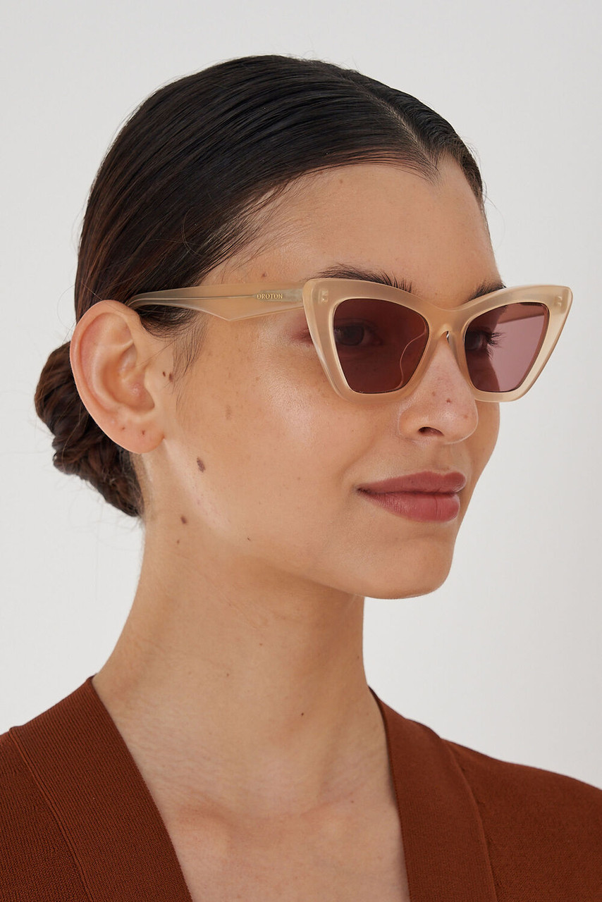 Oroton Kane Sunglasses Butter