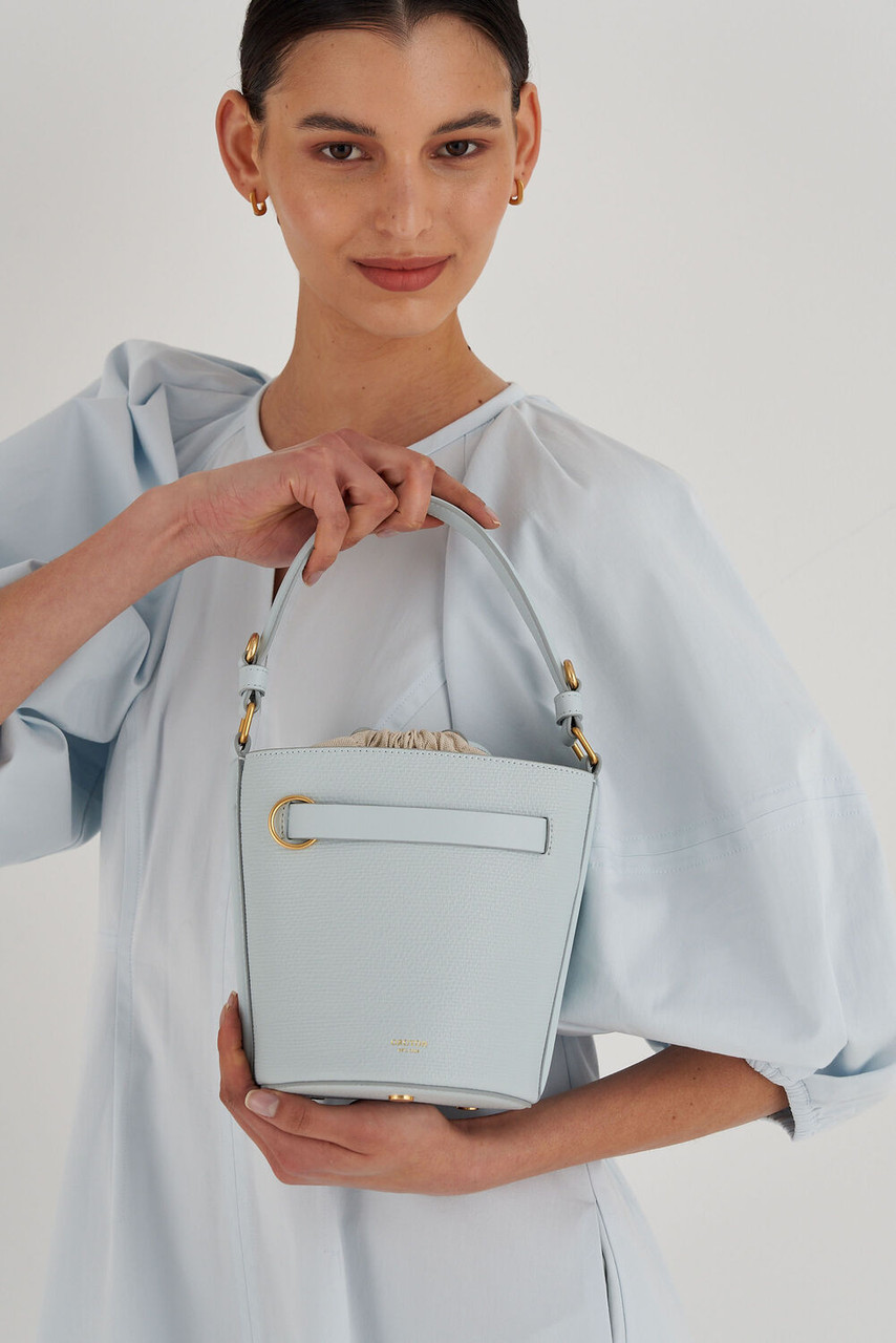 Oroton Audrey Bucket Bag Sea Glass
