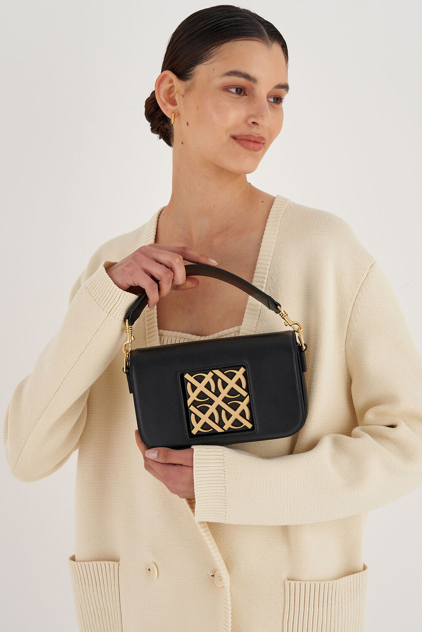 Oroton Lane Black Crossbody