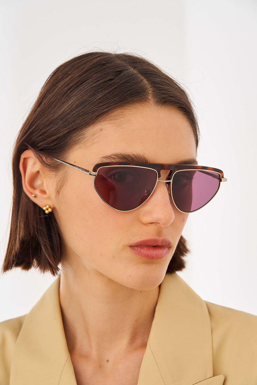 Oroton Hunter Milky Tort Sunglasses