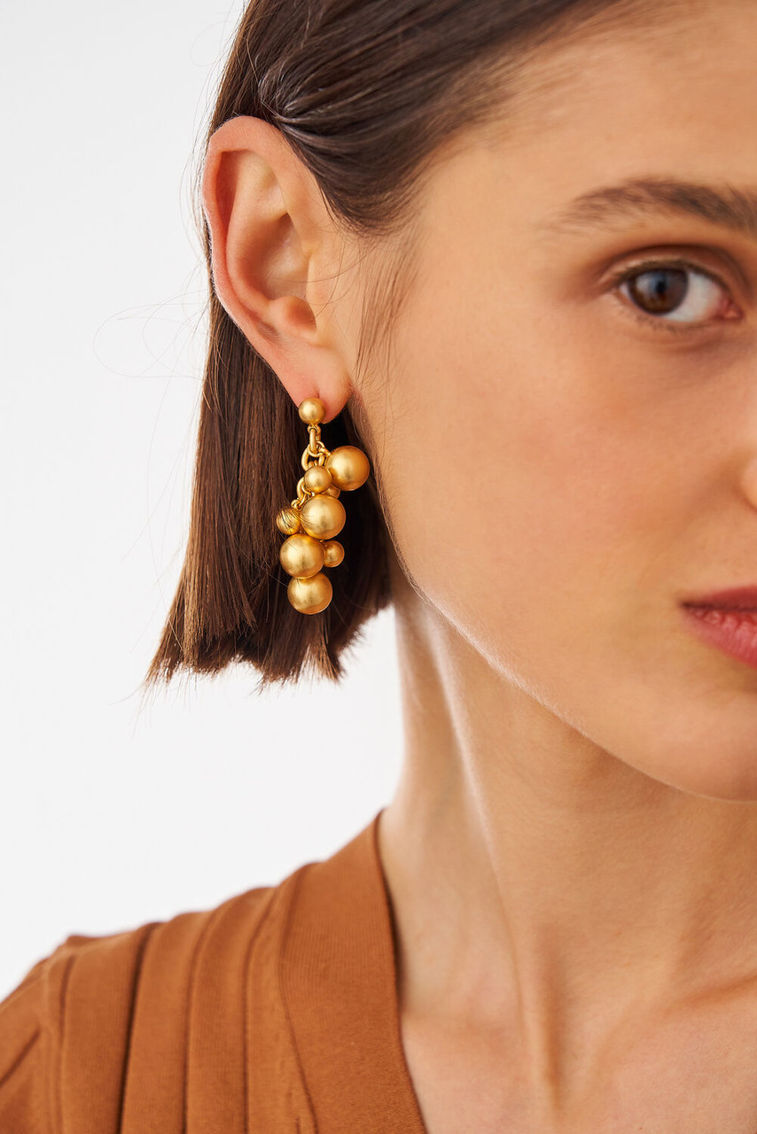 Oroton Ceres Worn Gold Large Earring
