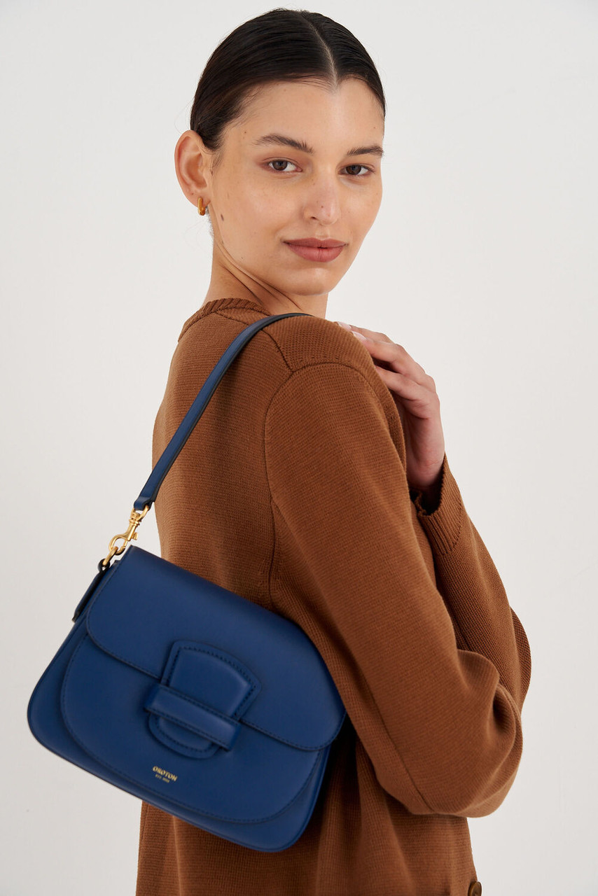 Oroton Carter Small Day Bag Fisherman Blue