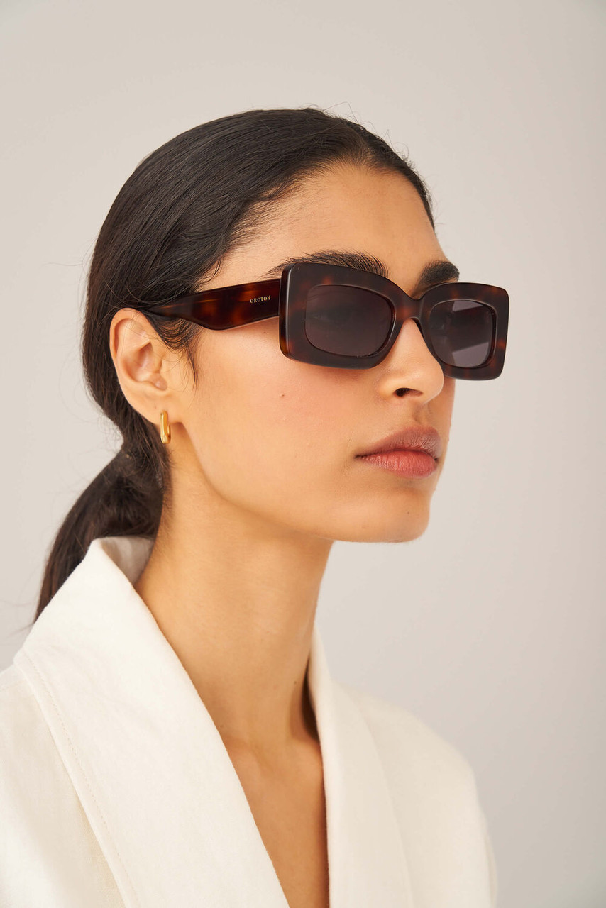 Oroton Amari Dark Tortoiseshell Sunglasses