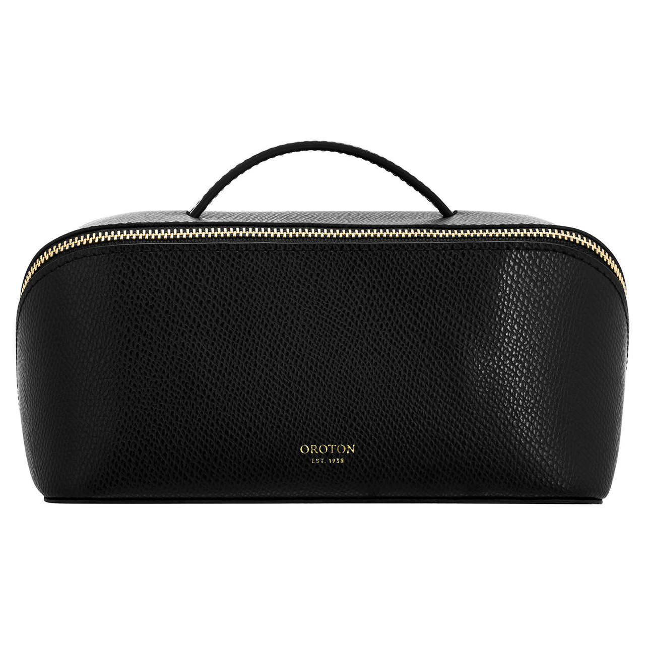 Oroton Muse Black Medium Beauty Case