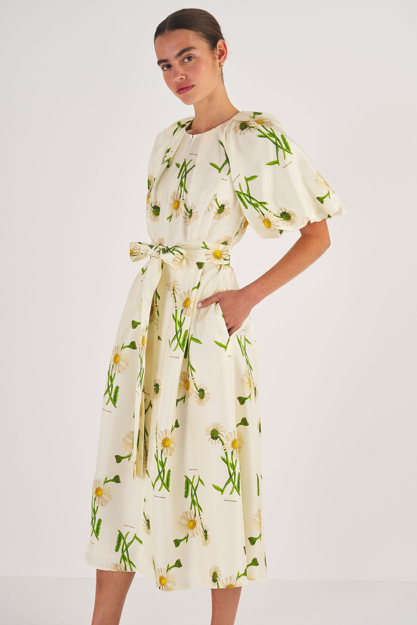 Oroton Field Daisy Silk Dress String