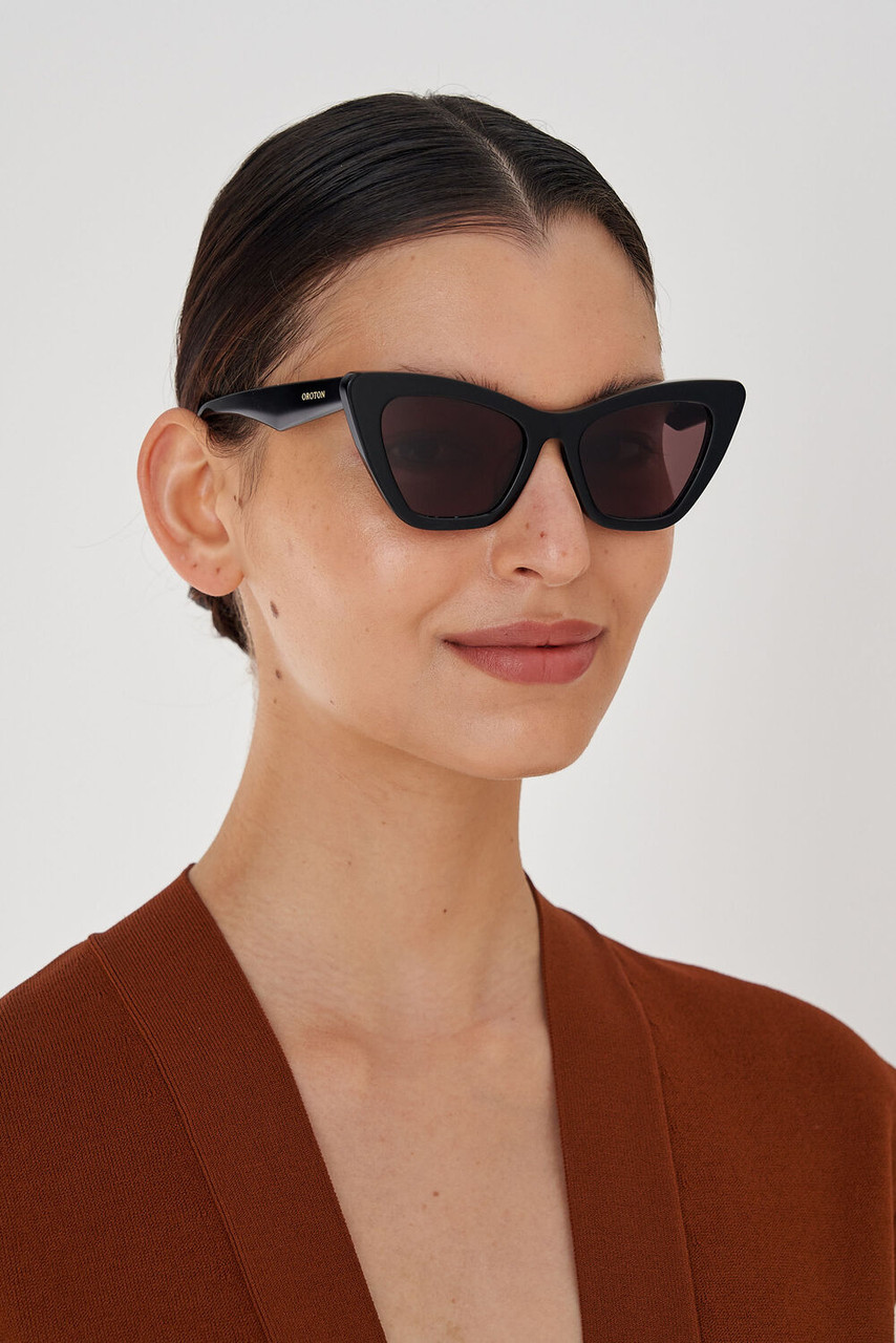 Oroton Kane Sunglasses Black