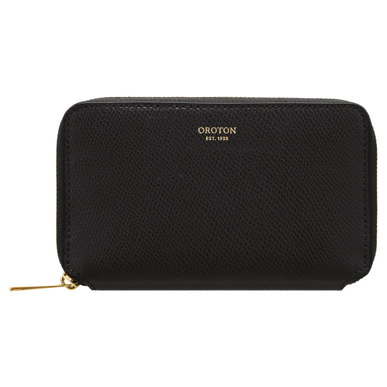 Oroton Muse Black Mini Book Wallet