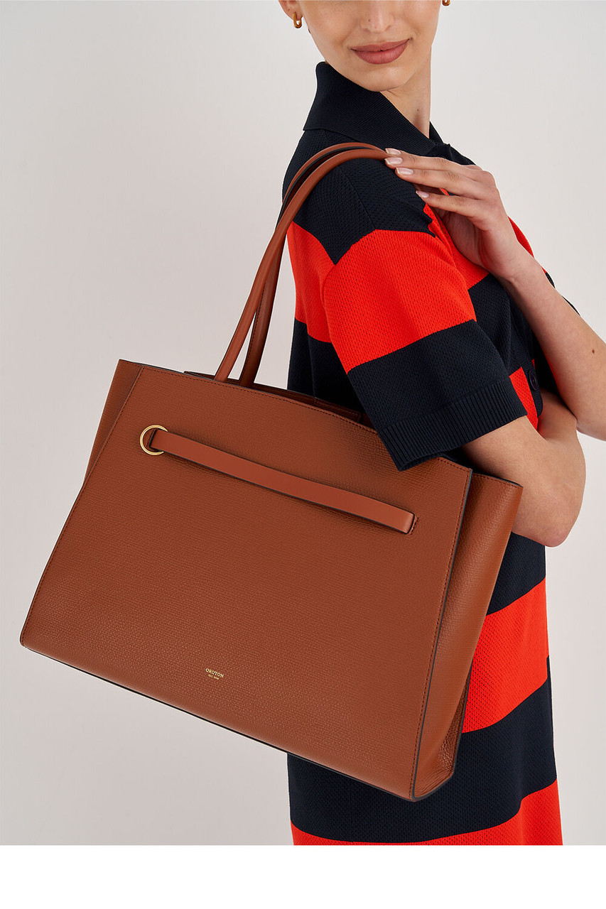 Oroton Audrey Cognac Large Tote
