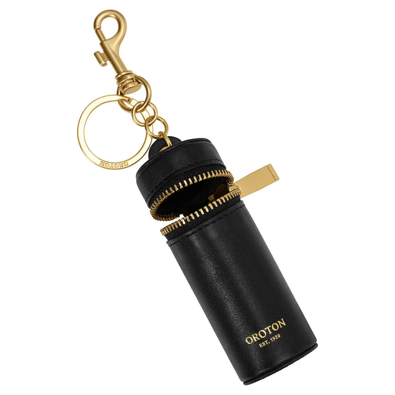 Oroton Imogen Black Lipstick Keyring
