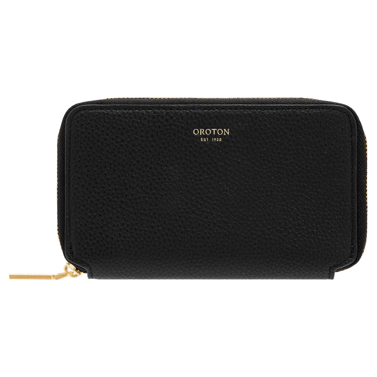 Oroton Margot Black Mini Book Wallet