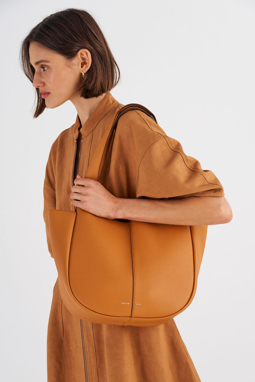 Oroton Emilia Maple Syrup Tote