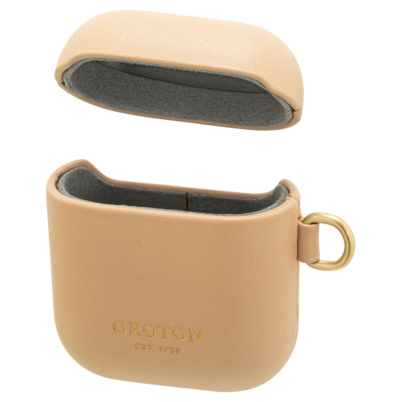Oroton Imogen Airpod Wristlet Creamed Honey