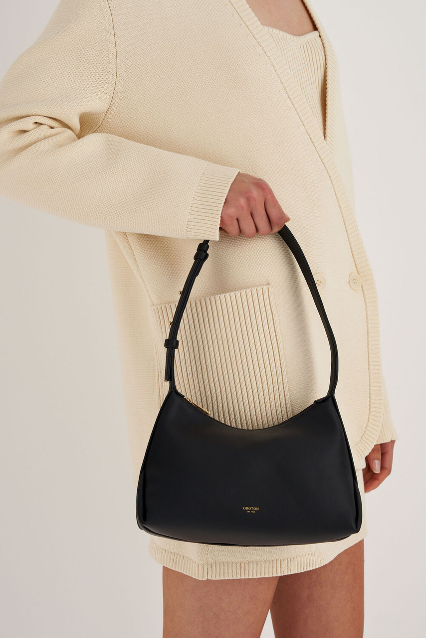 Oroton Haven Baguette Black