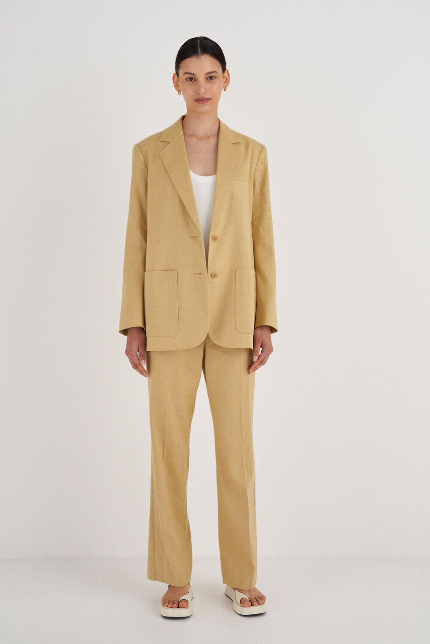 Oroton Blazer Raffia