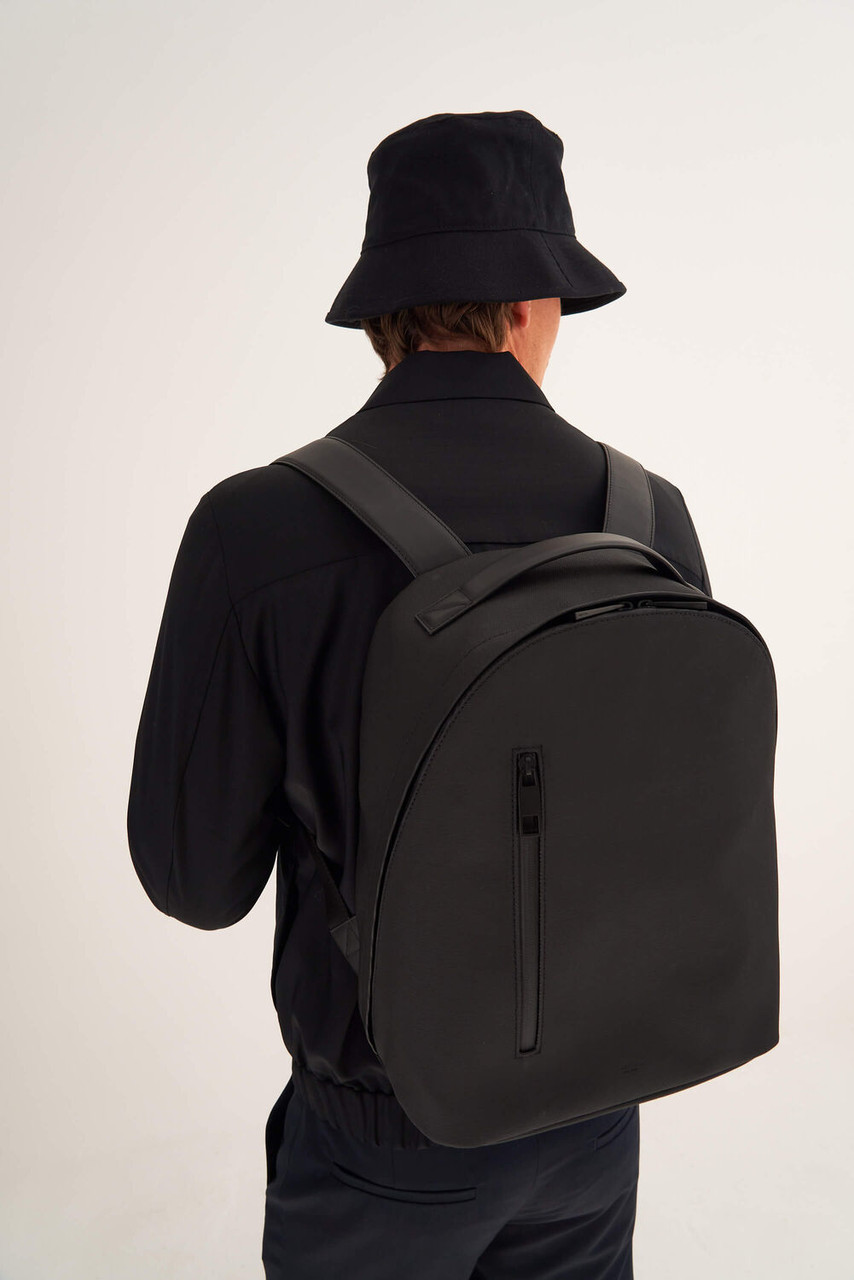 Oroton Larsen Black Backpack