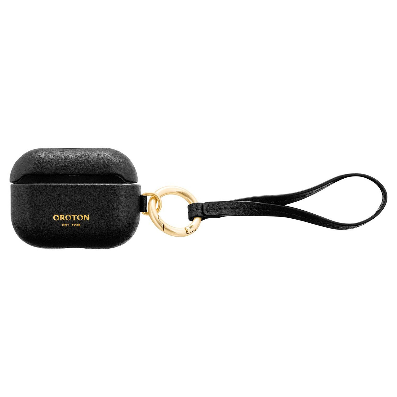 Oroton Imogen Black Airpod Pro Wristlet