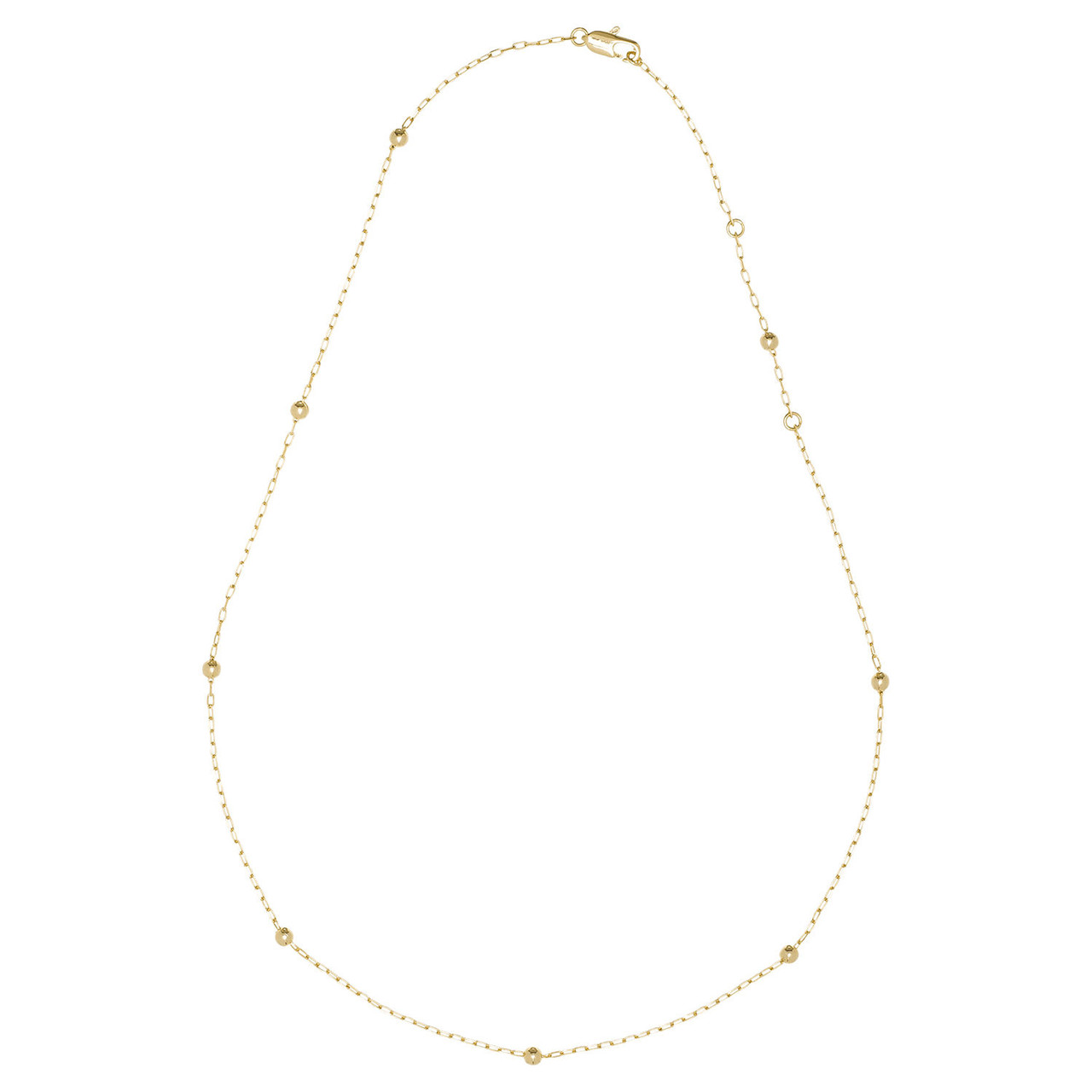Oroton Astrid Gold Ball Chain Necklace