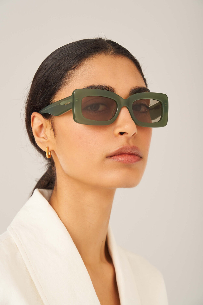 Oroton Amari Sage Green Sunglasses