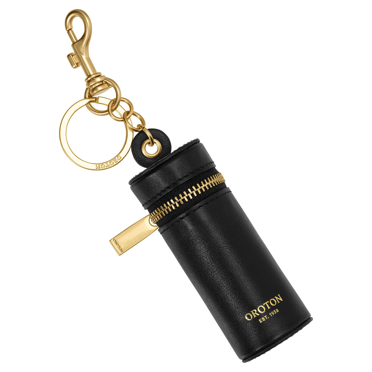 Oroton Imogen Black Lipstick Keyring