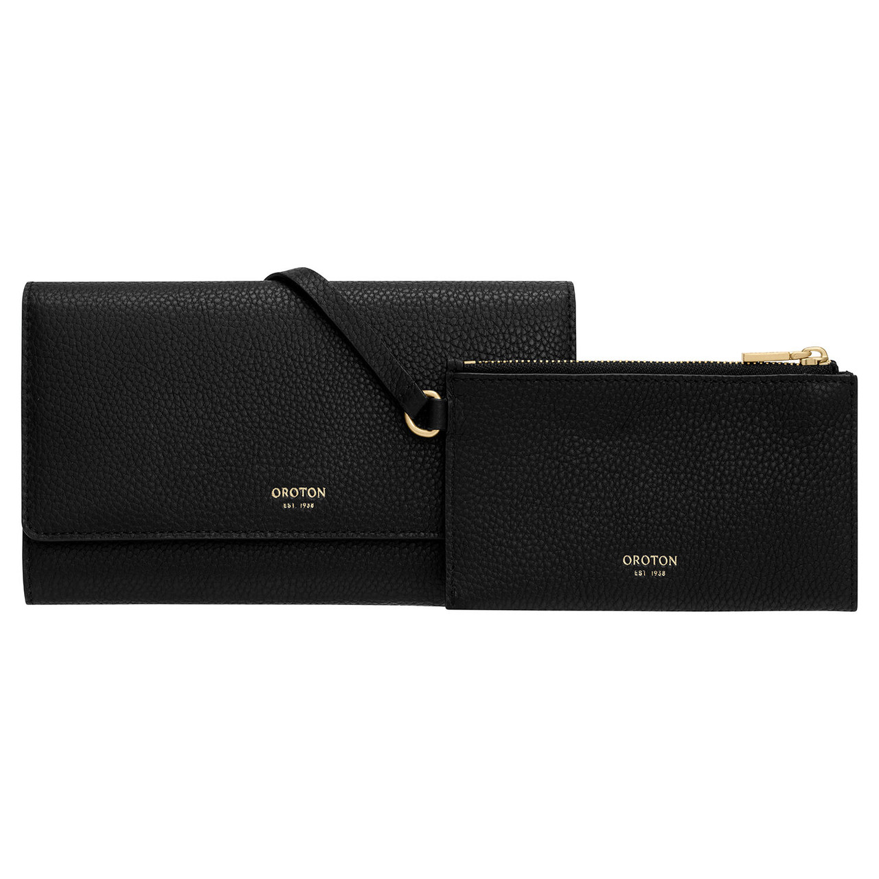 Oroton Margot Black Wallet & Pouch