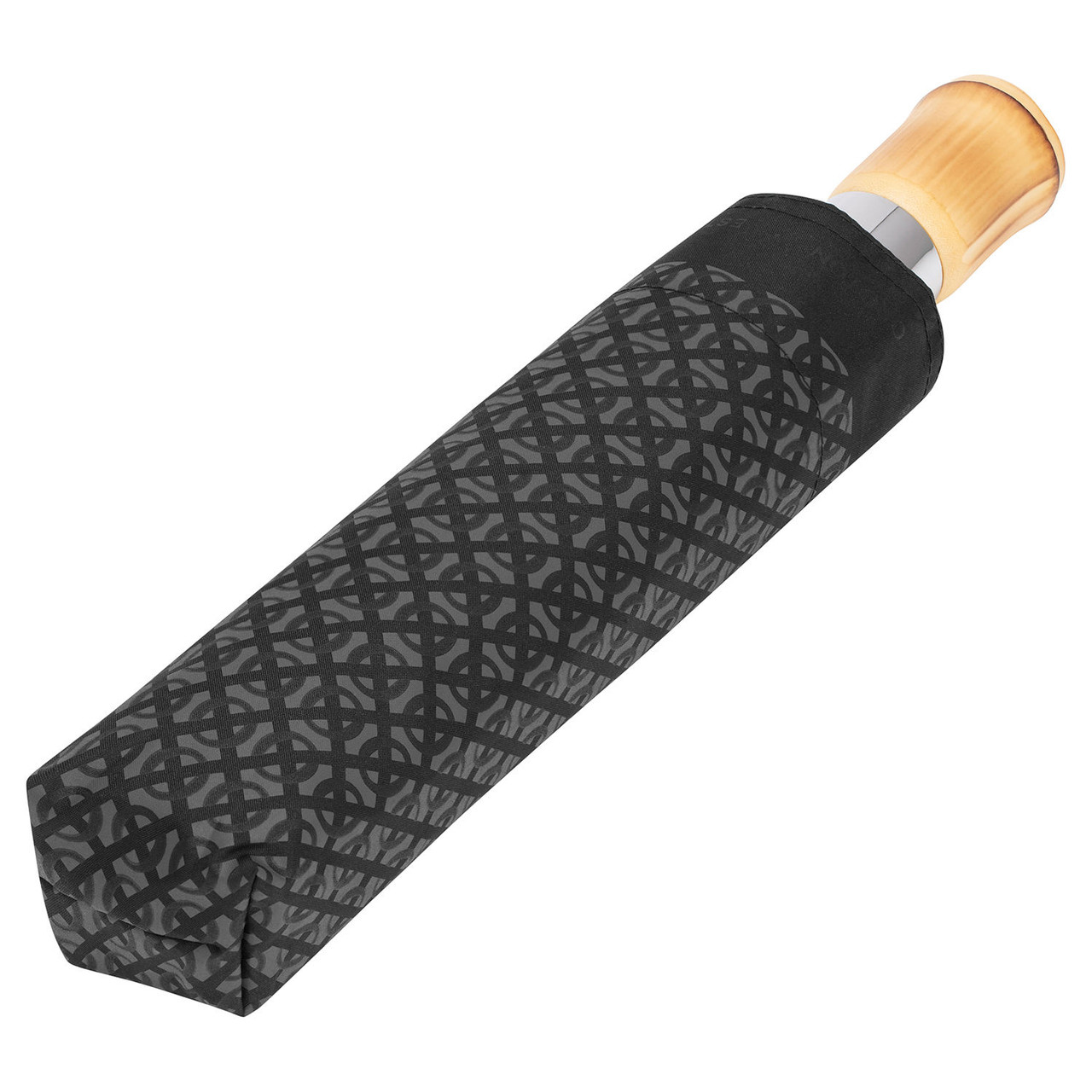Oroton Bamboo Black-Black Small Umbrella