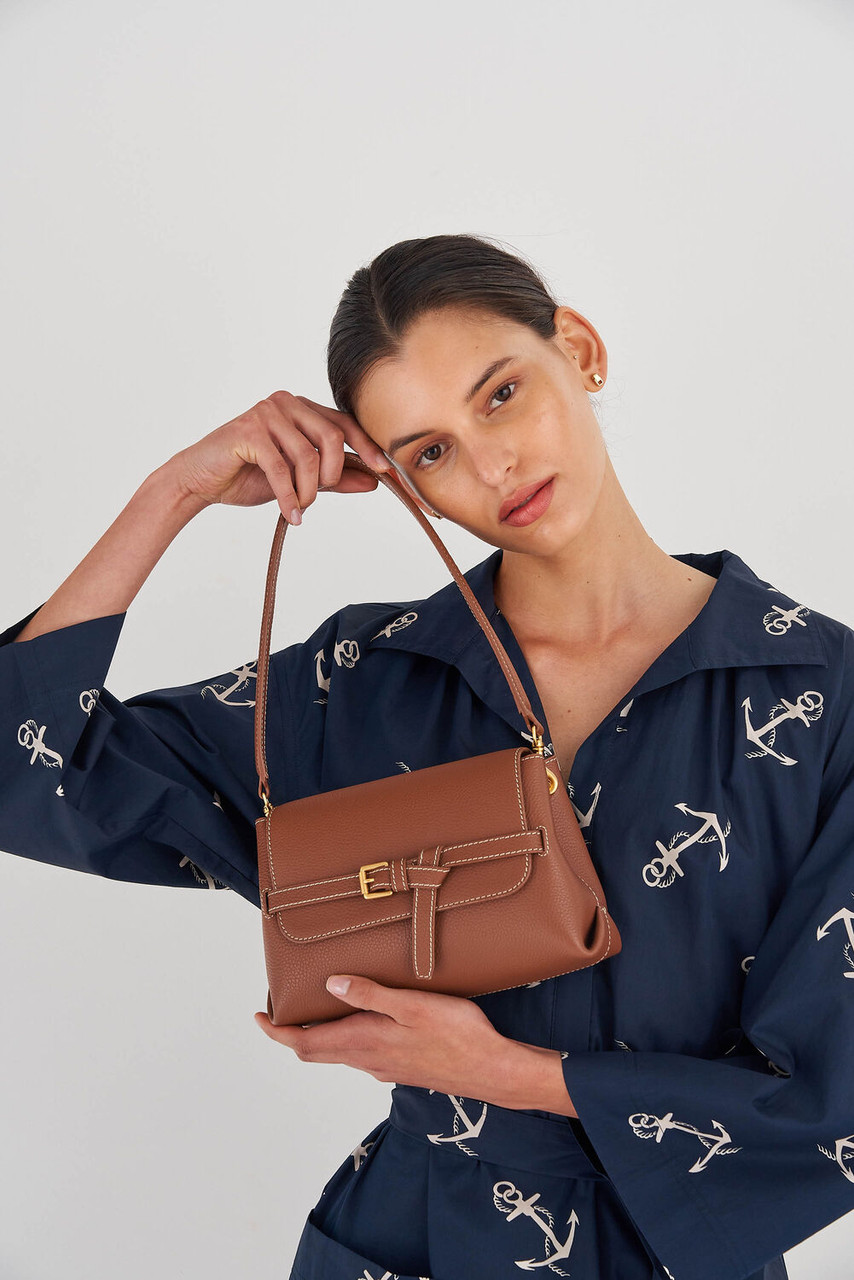 Oroton Margot Small Top Handle Whiskey