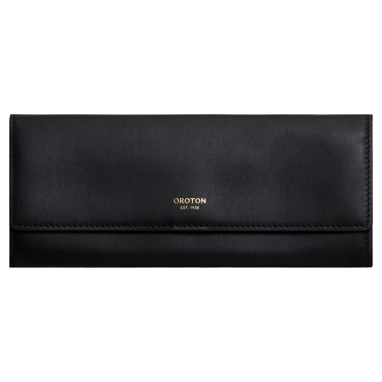 Oroton Venture Black Jewellery Roll