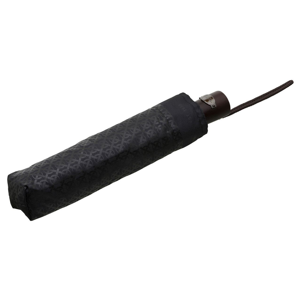 Oroton Logo Black-Black Small Umbrella