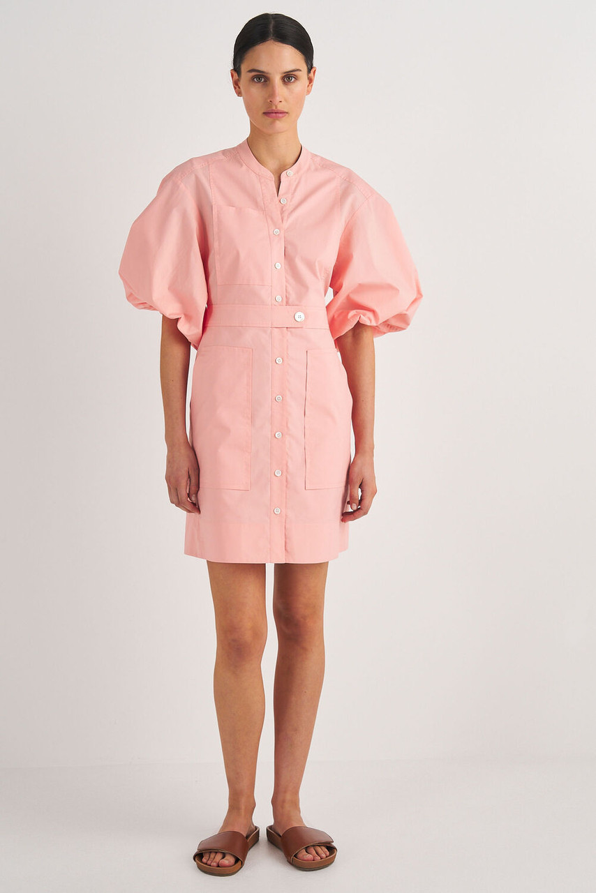 Oroton Short Utility Dress Primrose