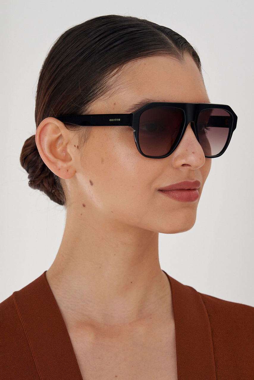 Oroton Landon Sunglasses Black