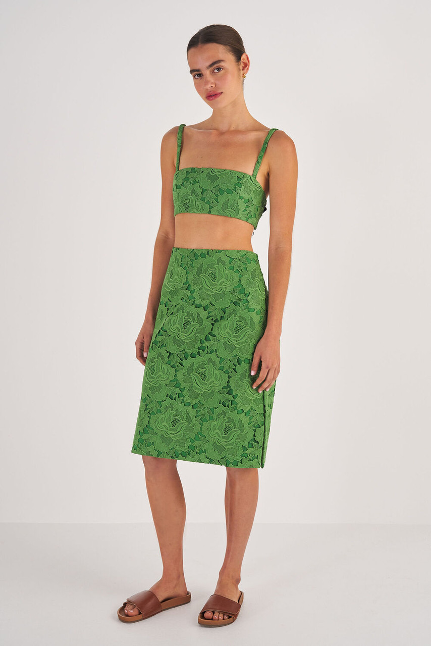 Oroton Lace Bralet Garden