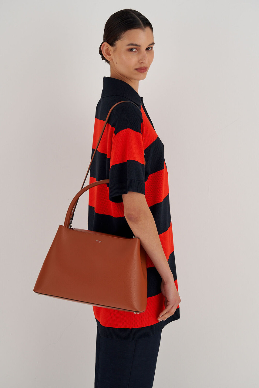 Oroton Muse Cognac Day Bag