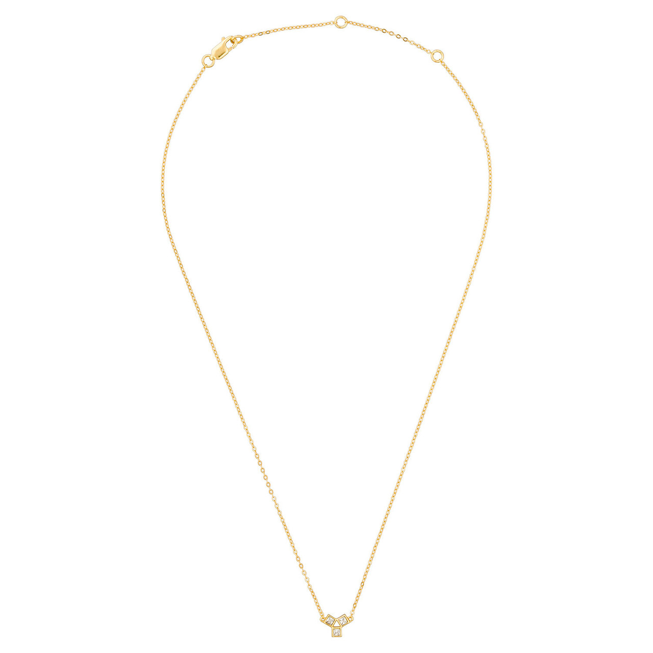 Oroton Everly Gold/Clear Necklace