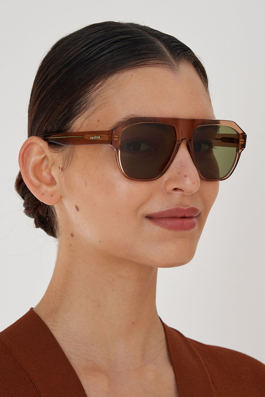 Oroton Landon Sunglasses Burnt Spice