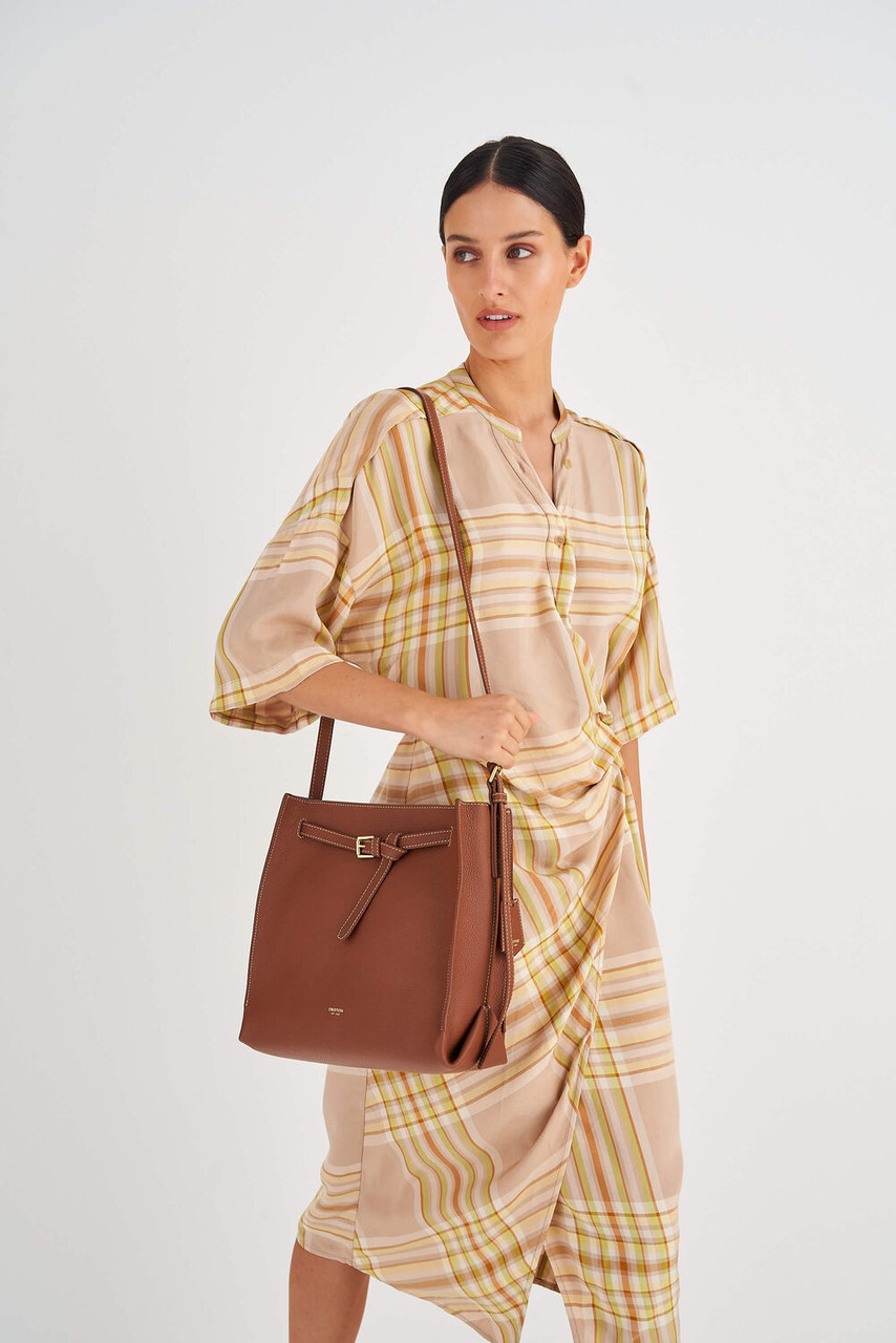 Oroton Margot Whiskey Bucket Bag