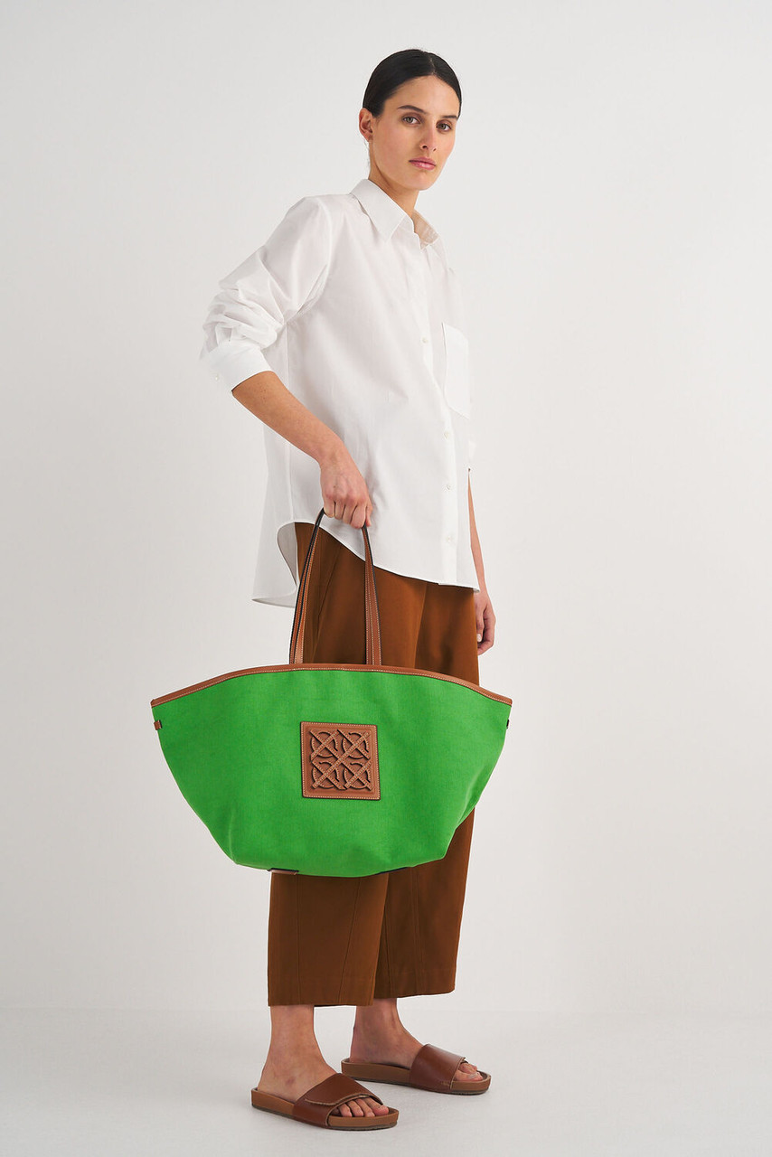 Oroton Boyd Large Tote Garden/Brandy