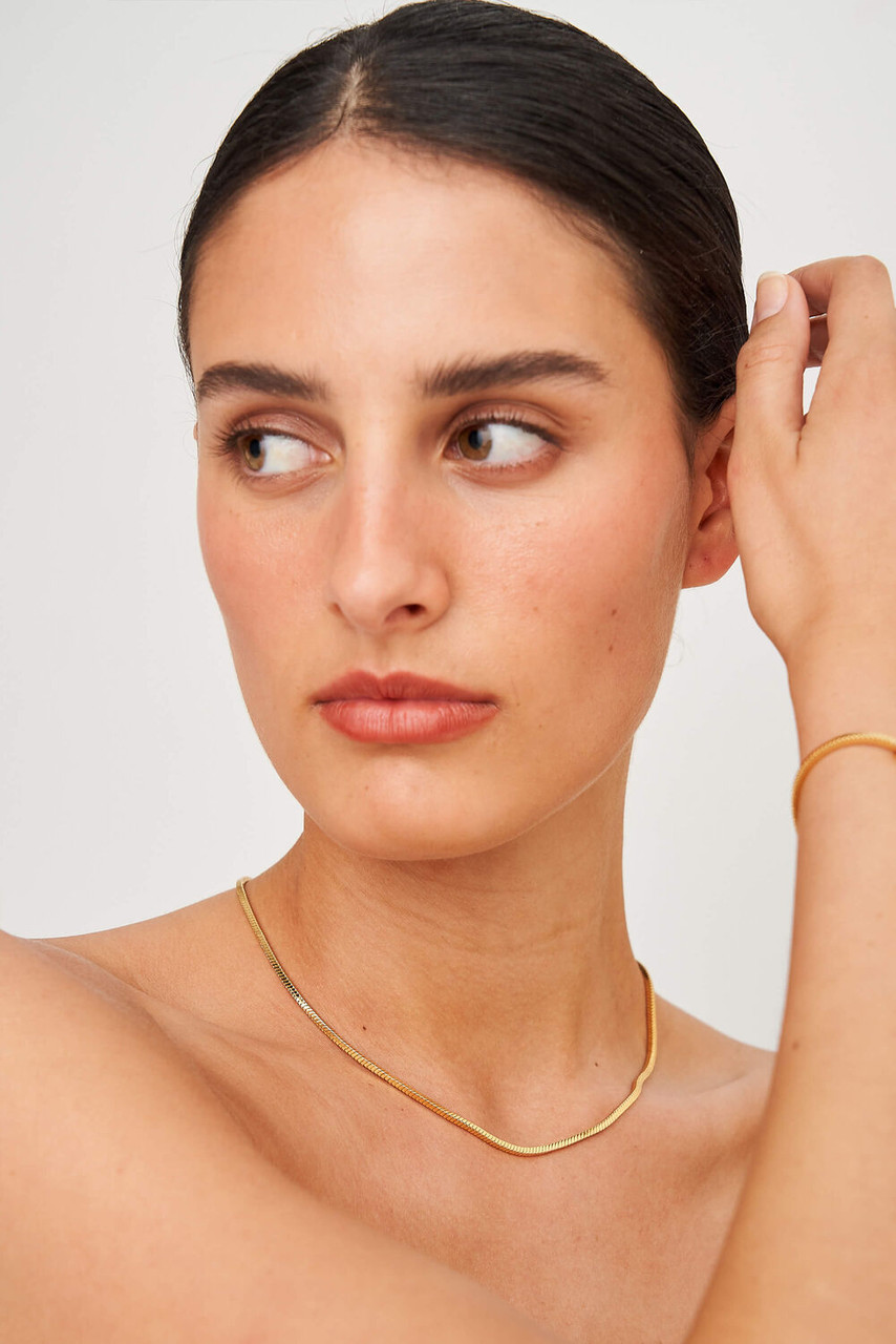 Oroton Ruby Gold Necklace